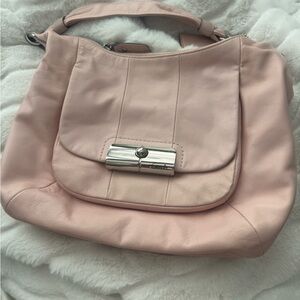 Coach Soft Pink Leather Shoulder Bag